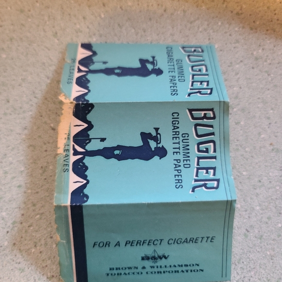 Vintage Collectible Tobacciana! Bugler Gummed Papers Sleeve! NO PAPERS! B.R.O.C! - Picture 6 of 6